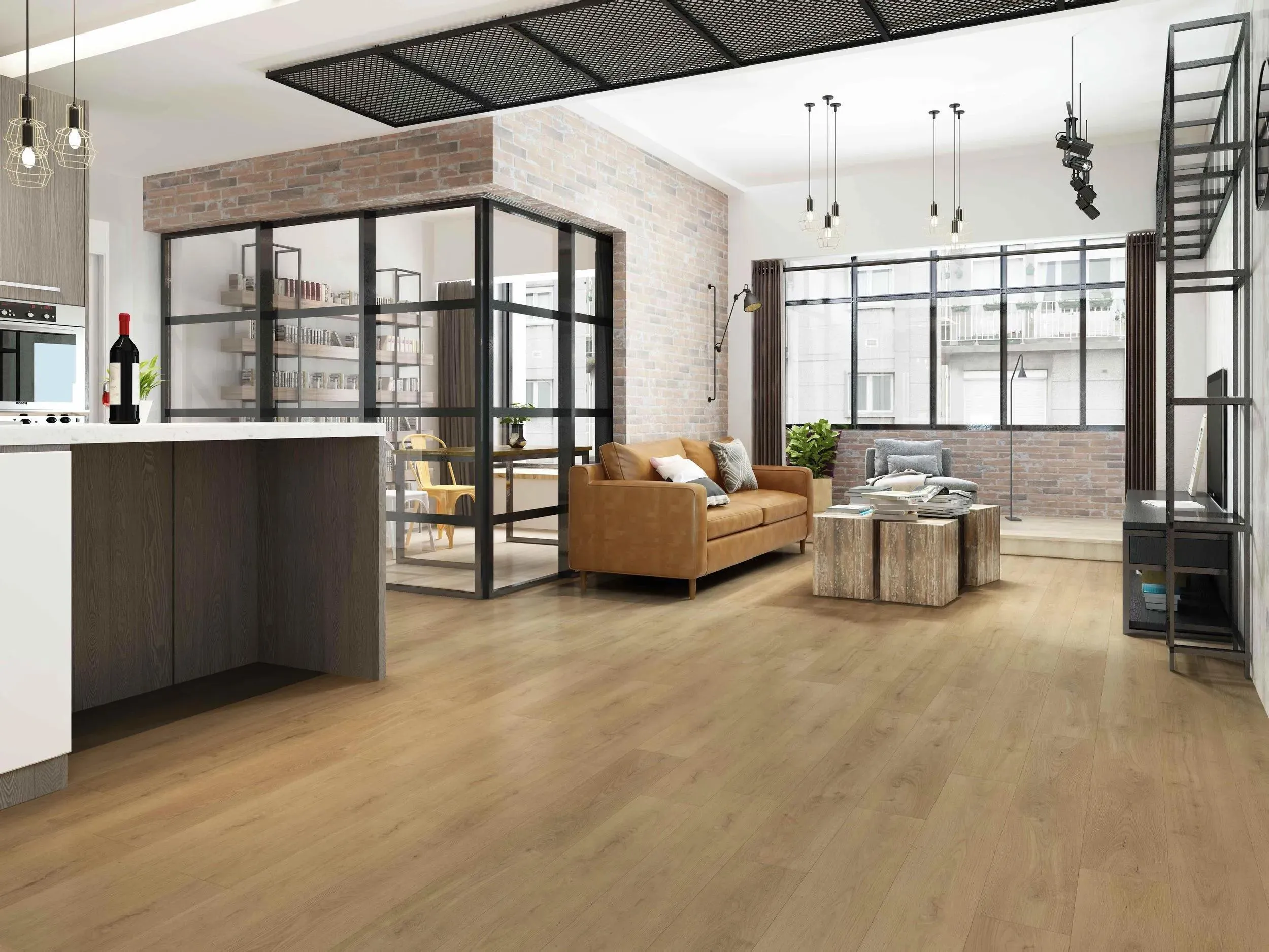 HydroGen 5 Cashmere Vinyl Plank Flooring (BYKRCHY50CA - Biyork)