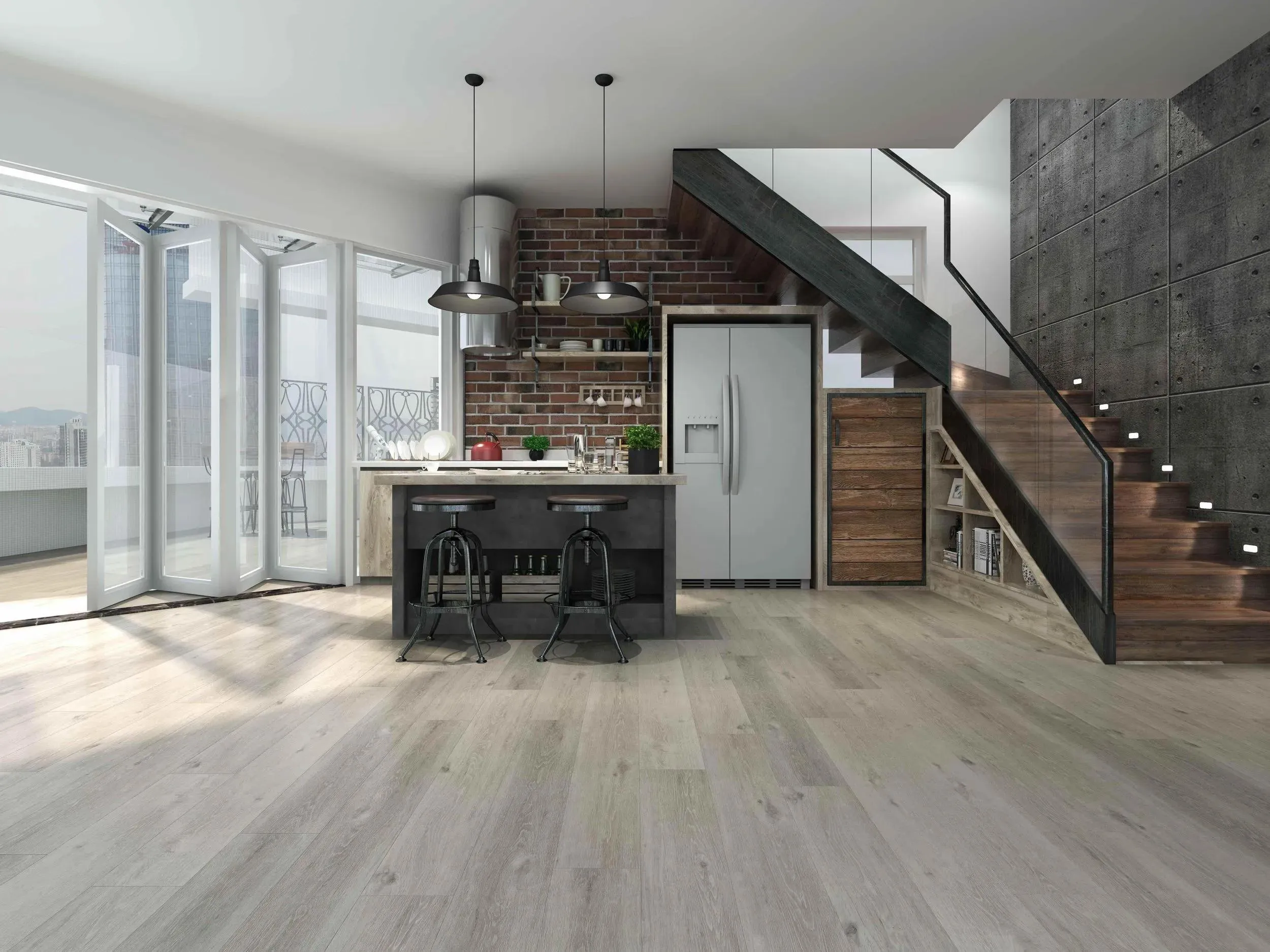 HydroGen 5 Everest Vinyl Plank Flooring (BYKRCHY50EV - Biyork)