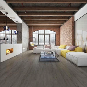 Image 2 of HydroGen 5 Nickel Vinyl Plank Flooring (BYKRCHY50NI - Biyork) sold at Floors & Baths Pro's