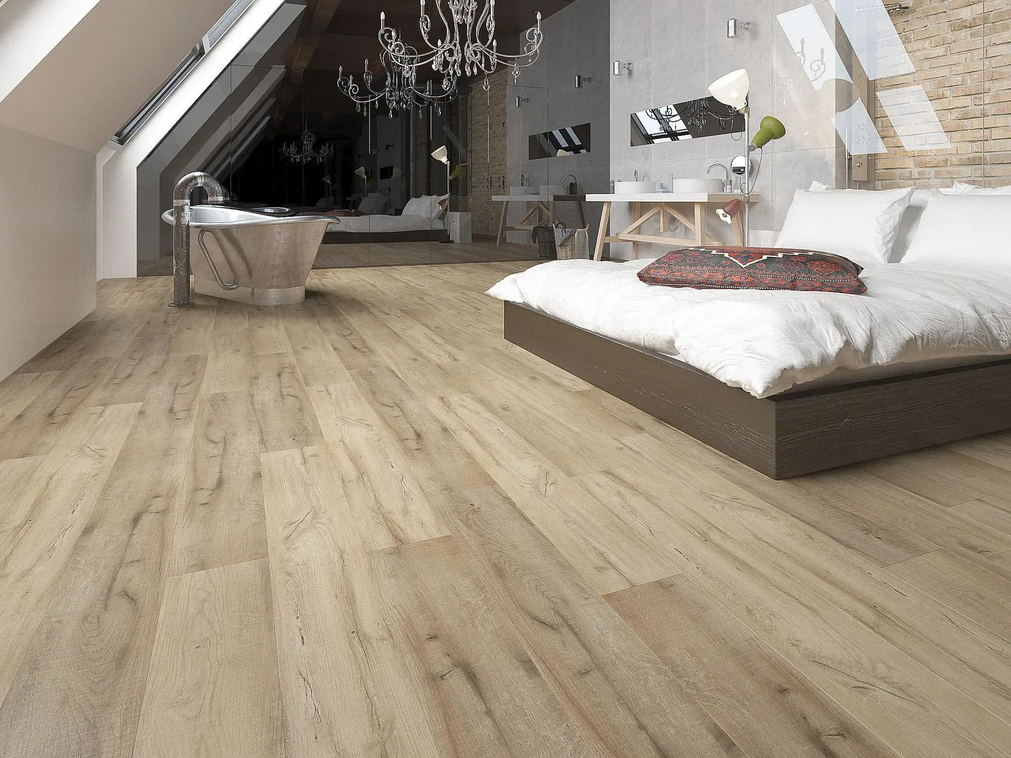 HydroGen 6 Raw Vinyl Plank Flooring (BYKRCEH50RA - Biyork)