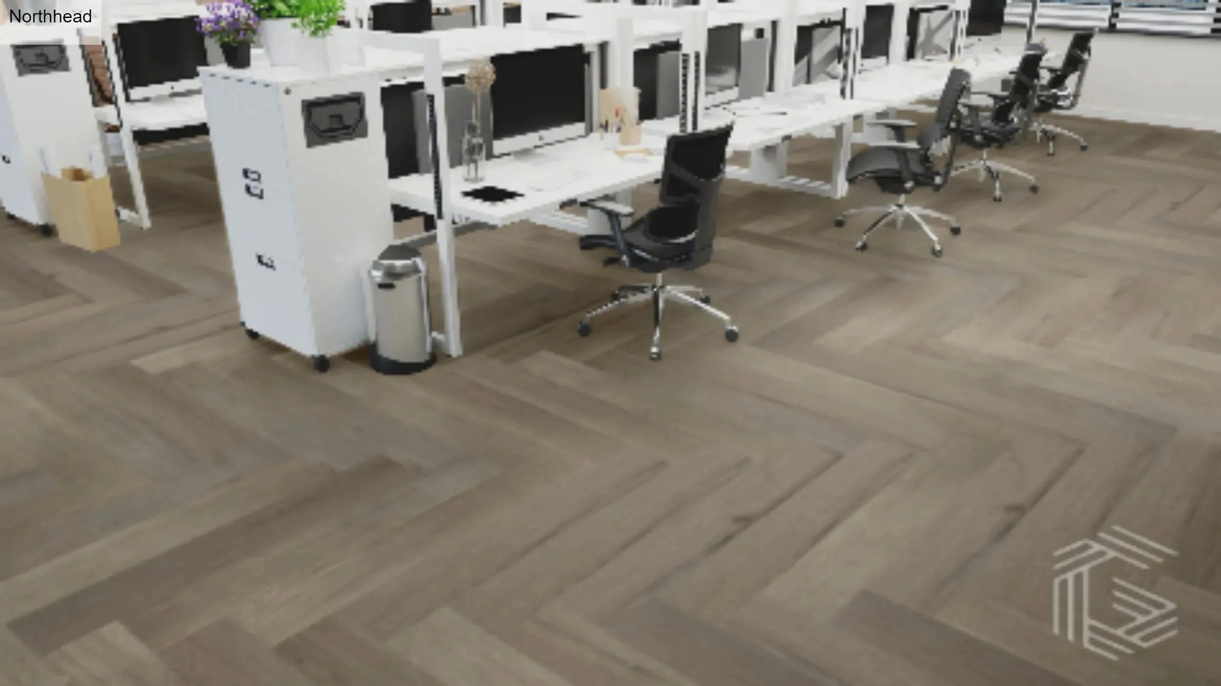 Designer Herringbone North Head 5" x 24" Vinyl Plank Flooring (VDENORT70L048 - Grandeur Flooring)