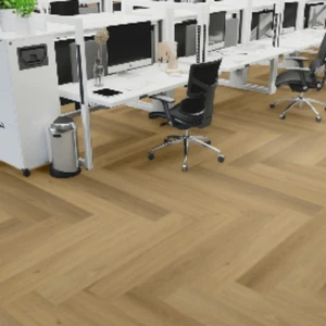 Image 2 of Designer Herringbone Windpoint 5" x 24" Vinyl Plank Flooring (VDEWIND70L048 - Grandeur Flooring) sold at Floors & Baths Pro's