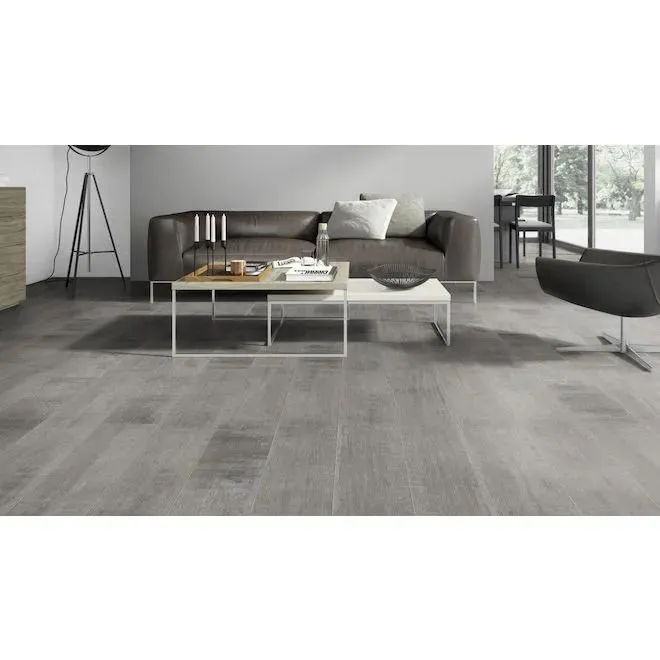Secco Ceramin Dark Trail 8" x 50-3/4" Vinyl Plank Flooring (56530 - Mono Serra)
