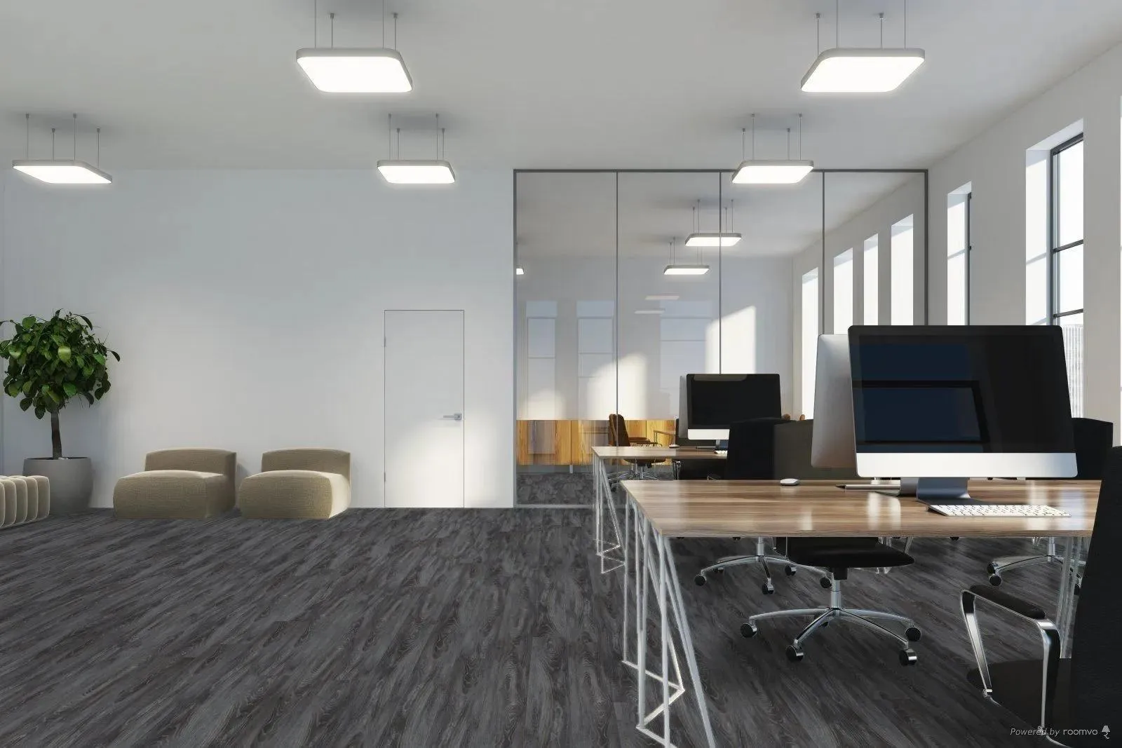 Synergy Plus Morning Mist Vinyl Plank Flooring (RVISYNP13104 - Richmond Luxury Vinyl)