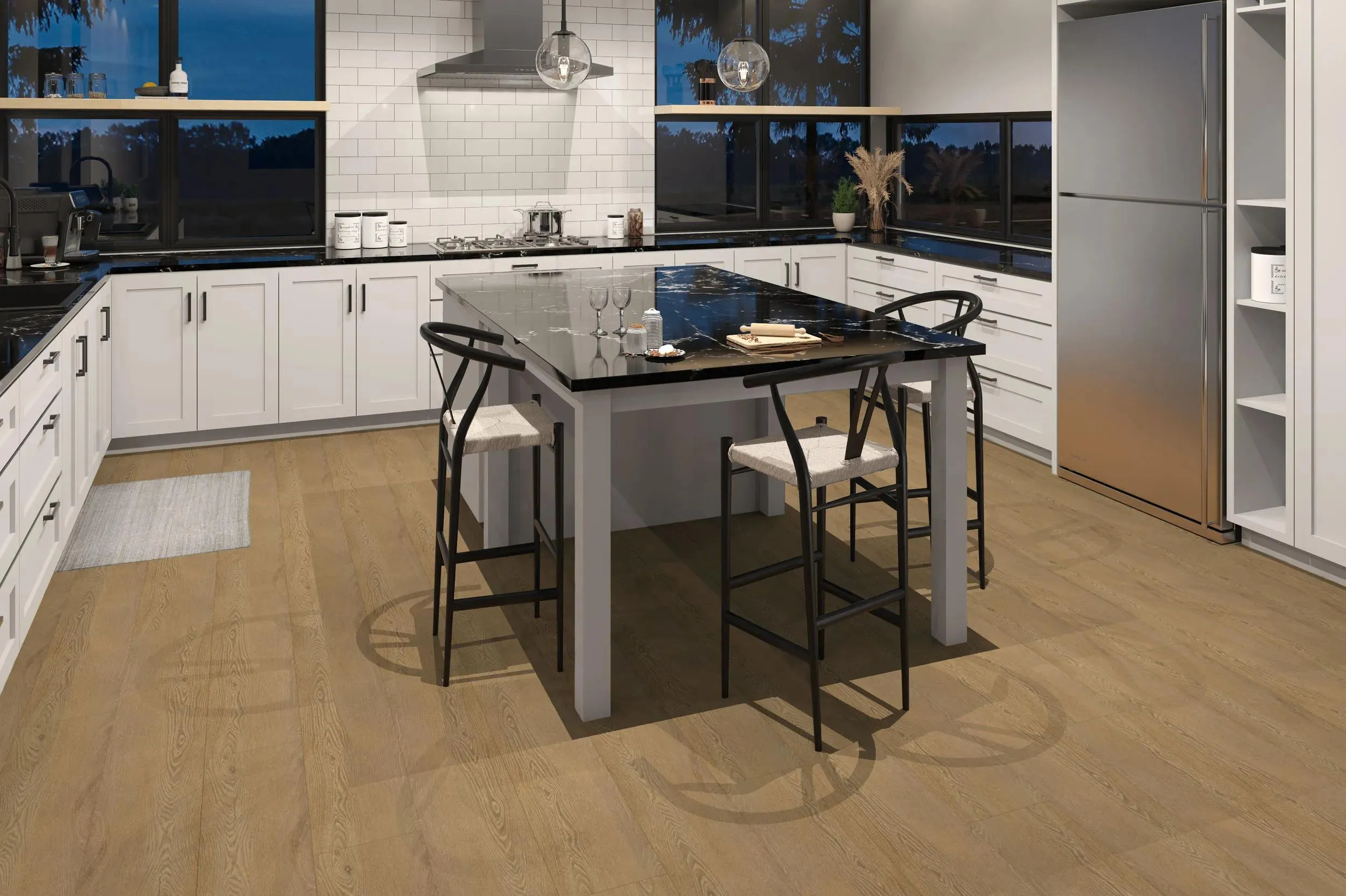 Cognac Vinyl Plank Flooring (FVCUPLACG - Taiga)