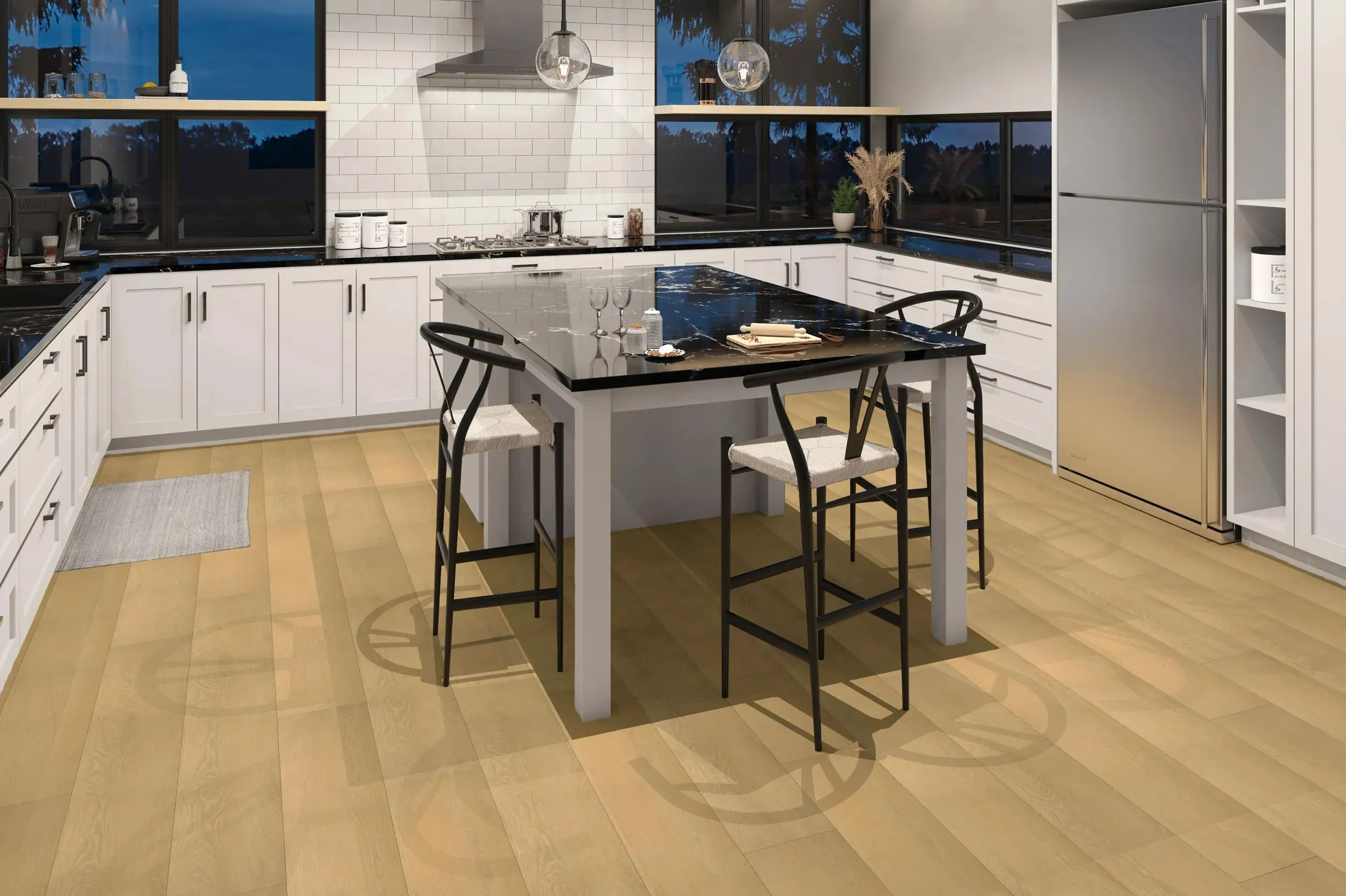 Oak Natural Vinyl Plank Flooring (FVCUPLAON - Taiga)