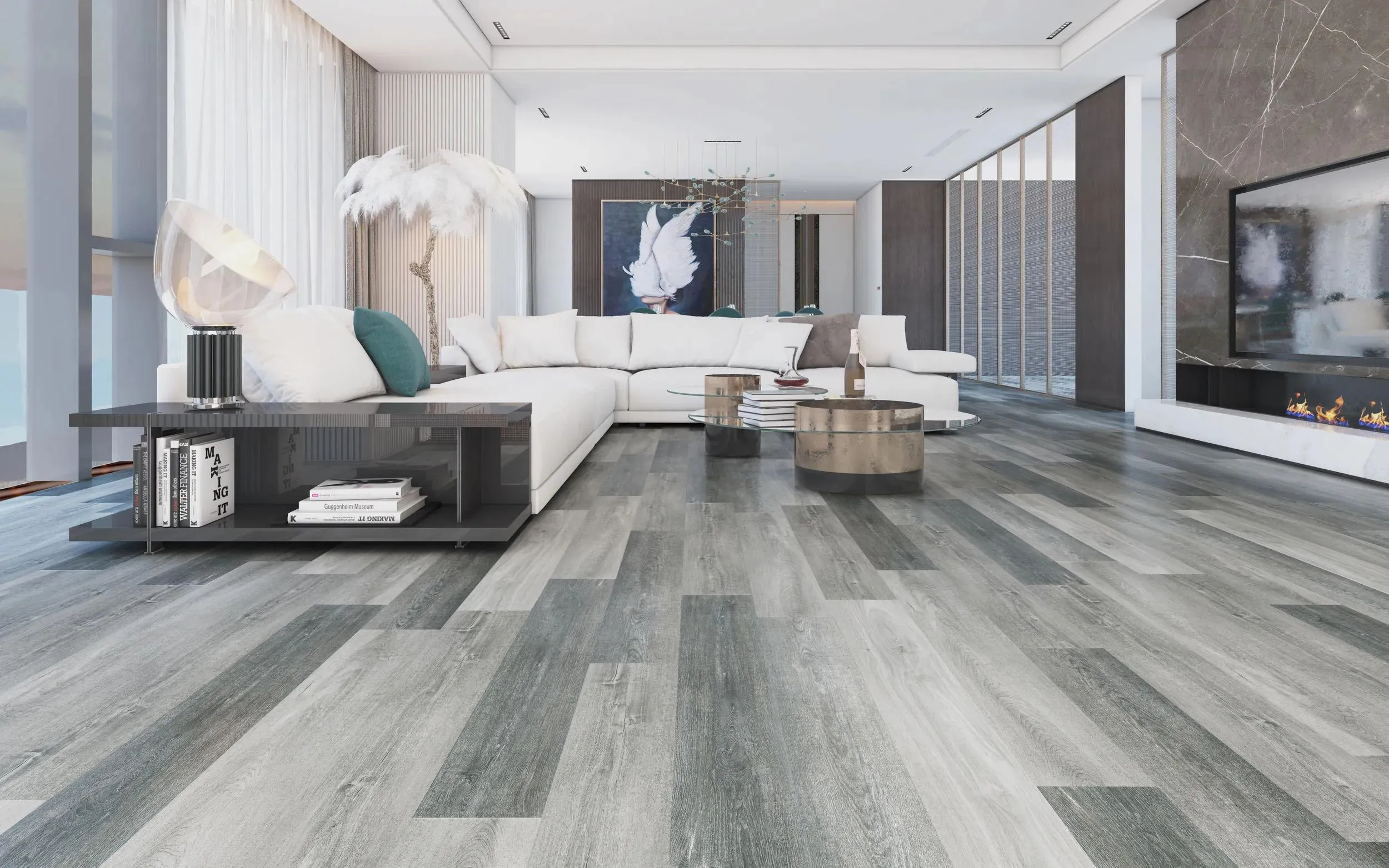 Taiga Ninja Xtra Dove Vinyl Plank Flooring (FVNTEDVE - Taiga)