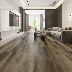 Image 2 of Taiga Stonewear Putty Vinyl Plank Flooring (FVSWPPT - Taiga) sold at Floors & Baths Pro's