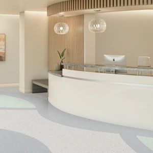 Image 2 of Medintone Calming Gray - 2mm Vinyl Sheet (H2006 - Armstrong) sold at Floors & Baths Pro's