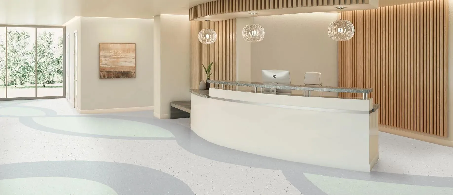 Medintone Calming Gray - 2mm Vinyl Sheet (H2006 - Armstrong)