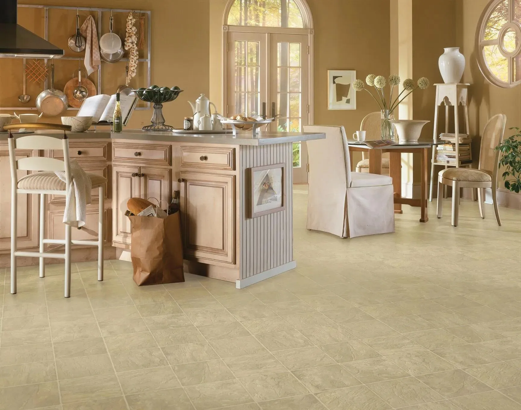 Beige 12' - 1.65mm Vinyl Sheet (G2912 - Armstrong)