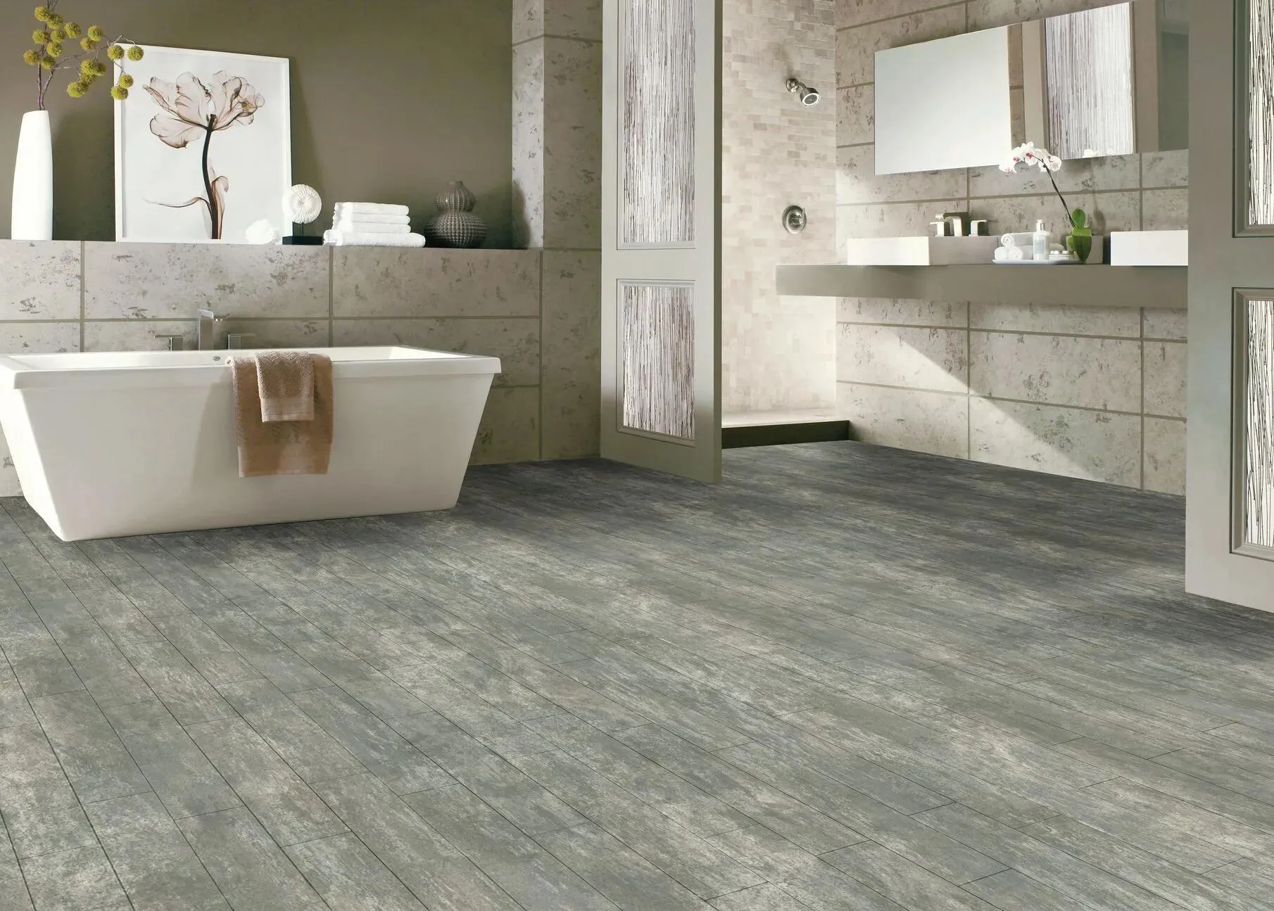 Stone Grey 12' - 1.65mm Vinyl Sheet (G2929 - Armstrong)