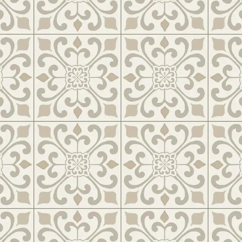 Amador Medallion Creme 12' - 1mm Vinyl Sheet (G7446 - Armstrong)