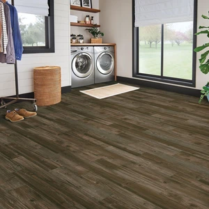 Image 2 of Dark Mocha 12' - 1.4mm Vinyl Sheet (ASP10 - Armstrong) sold at Floors & Baths Pro's