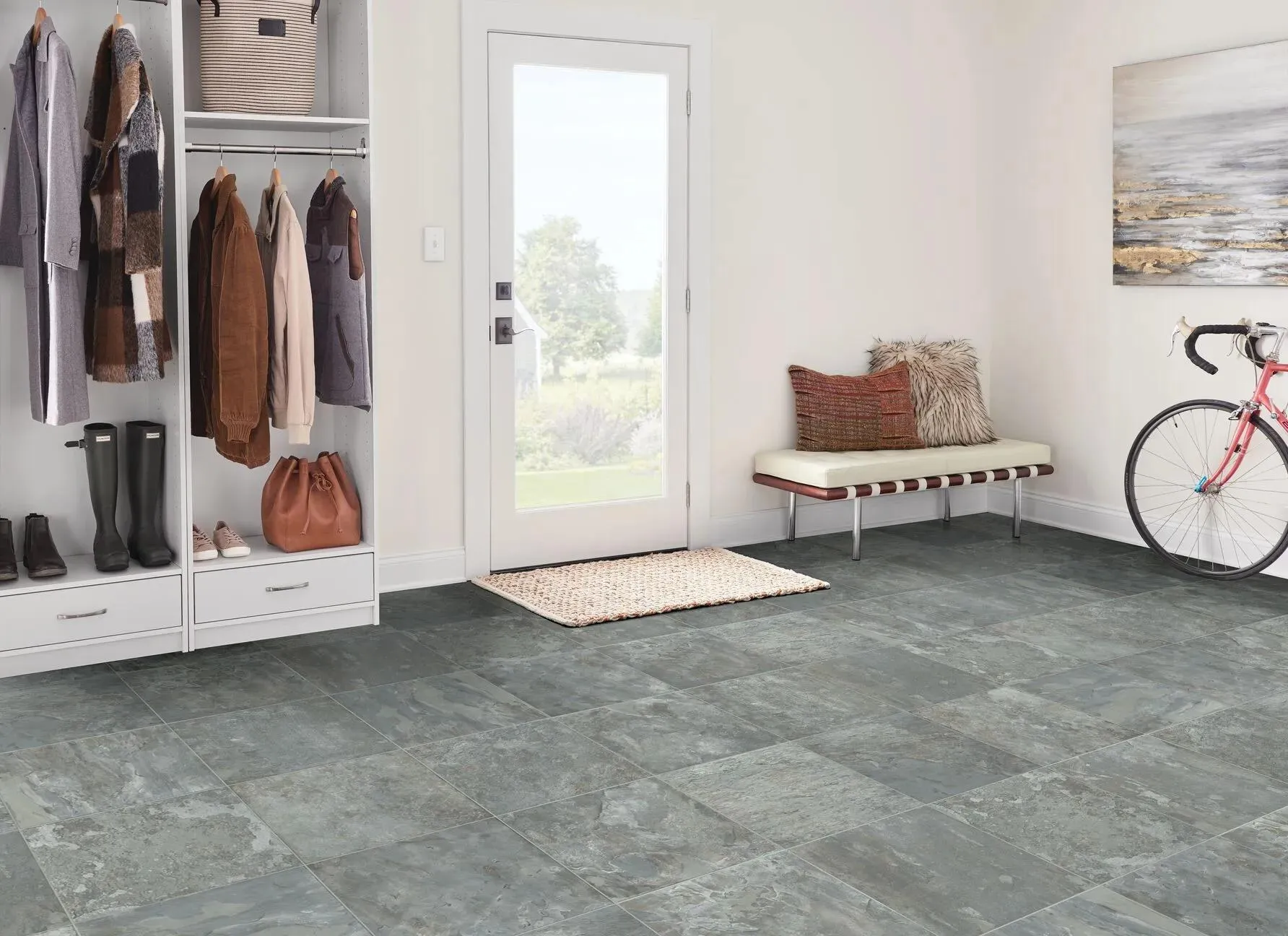 Gray Glacier 12' - 1.4mm Vinyl Sheet (ASP21 - Armstrong)