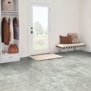 Image 2 of Skyline Greige 12' - 1.4mm Vinyl Sheet (ASP19 - Armstrong) sold at Floors & Baths Pro's