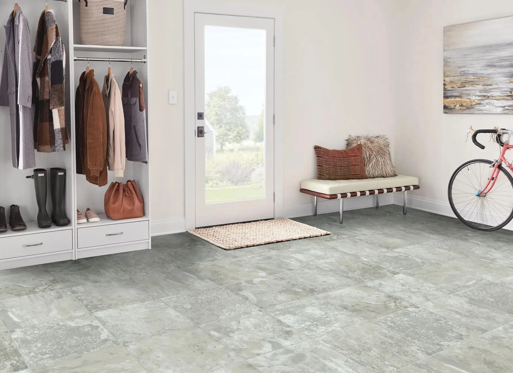 Skyline Greige 12' - 1.4mm Vinyl Sheet (ASP19 - Armstrong)