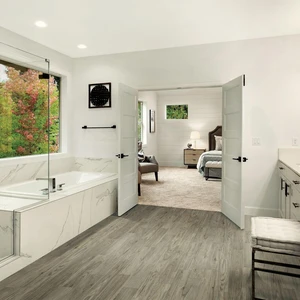 Image 2 of Emeline Grey 12' - 1.27mm Vinyl Sheet (G5352 - Armstrong) sold at Floors & Baths Pro's