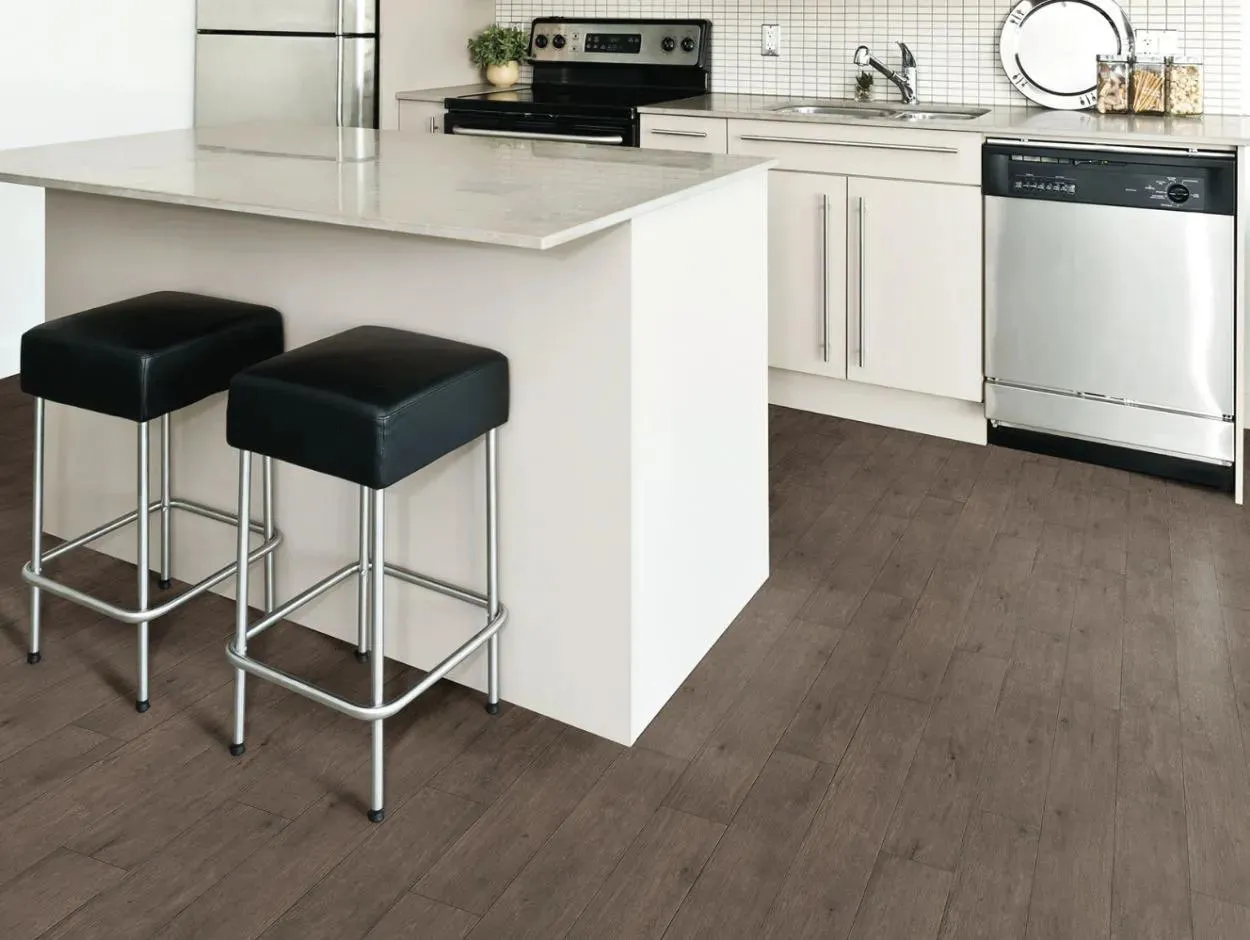Refined Oak Smoke 12' - 1.3mm Vinyl Sheet (220003551 - Tarkett)