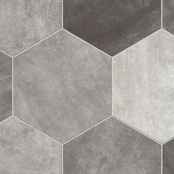 Hex Castlerock 12' - 2.5mm Vinyl Sheet (220114514 - Tarkett)
