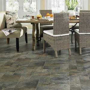 Image 2 of Pompano Carbon 12' - 2.03mm Vinyl Sheet (1132 - Tarkett) sold at Floors & Baths Pro's