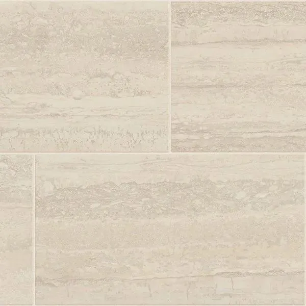 Travertine Tile Cremona 12' - 2.03mm Vinyl Sheet (1331 - Tarkett)