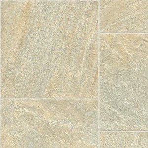 Quartzite Tile White 12' - 3mm Vinyl Sheet (38191 - Tarkett) | Floors & Baths Pro's