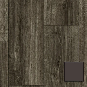 Acczent Wood S13-104-D1Oak Black 6-1/2' x 2mm Vinyl Sheet (25029006- Tarkett) | Floors & Baths Pro's