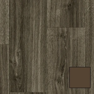 Acczent Wood S13-104-L1Oak Brown 6-1/2' x 2mm Vinyl Sheet (25029007- Tarkett) | Floors & Baths Pro's