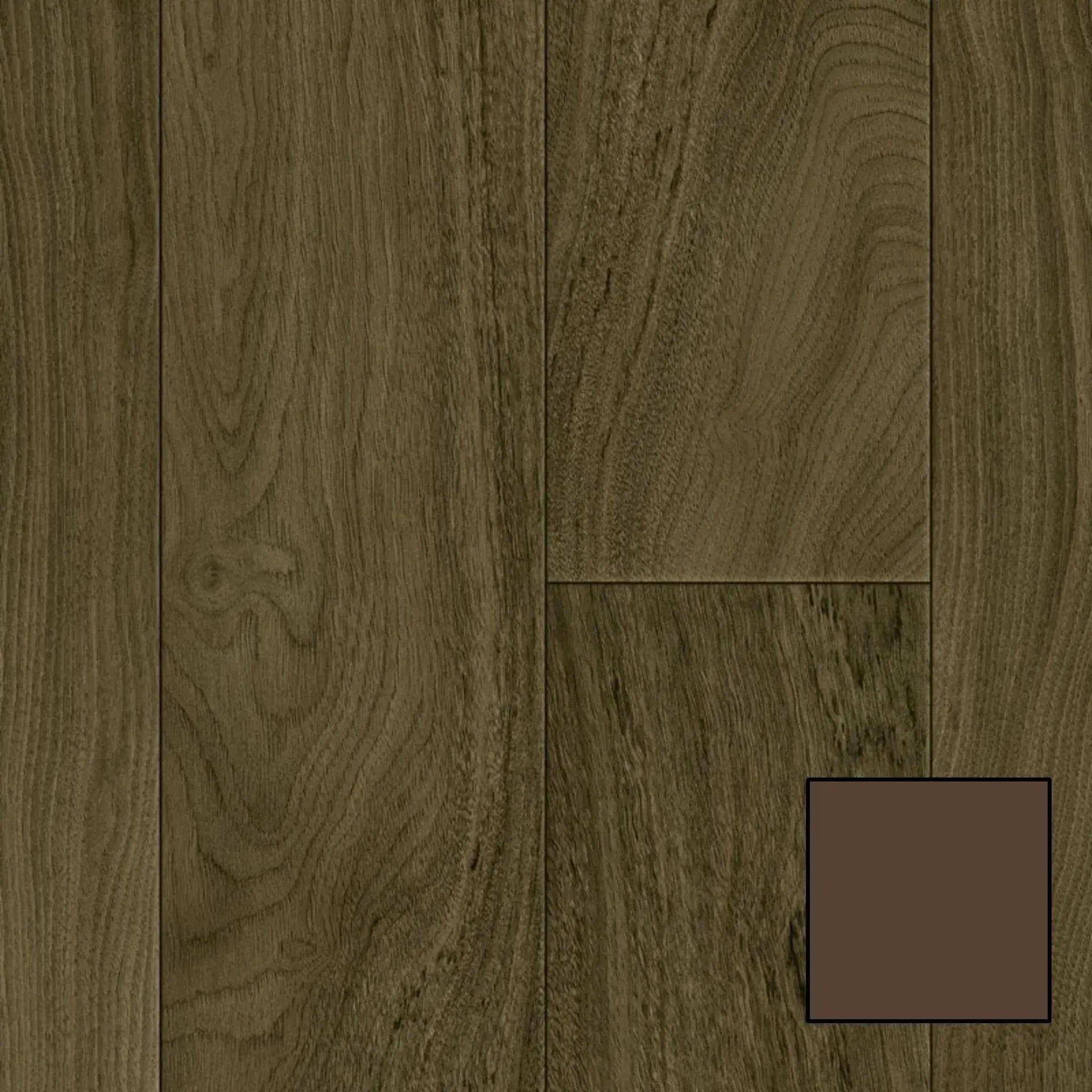 Acczent Wood S13-207-E1 Walnut Dark 6-1/2' x 2mm Vinyl Sheet (25030008- Tarkett)