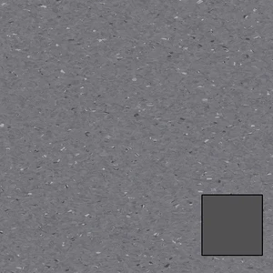  0435 Black Grey 6-1/2' x 2mm Vinyl Sheet (3040435- Tarkett) 
