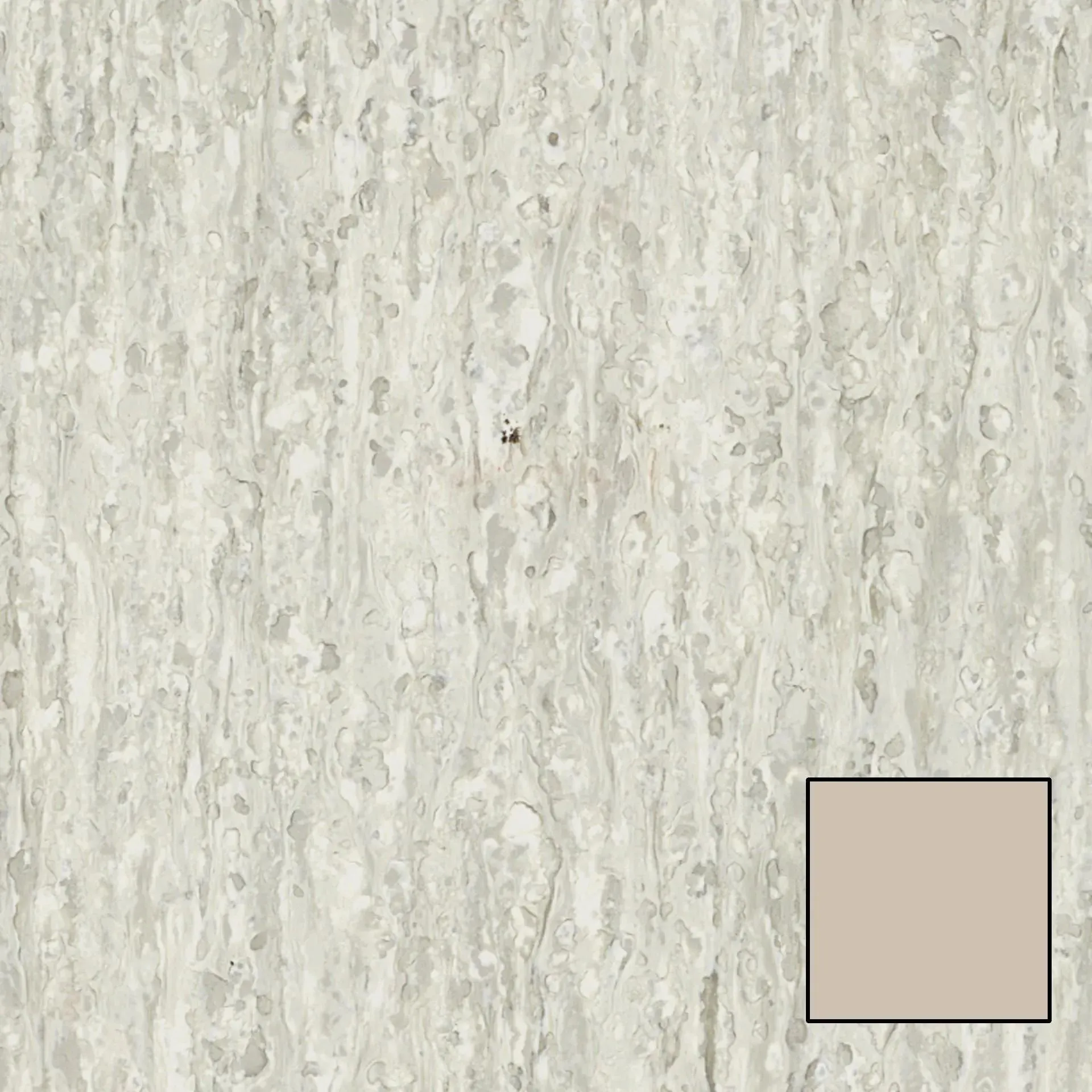iQ Optima 245 White Beige Grey 6.5' - 2mm Vinyl Sheet (3242245- Tarkett)