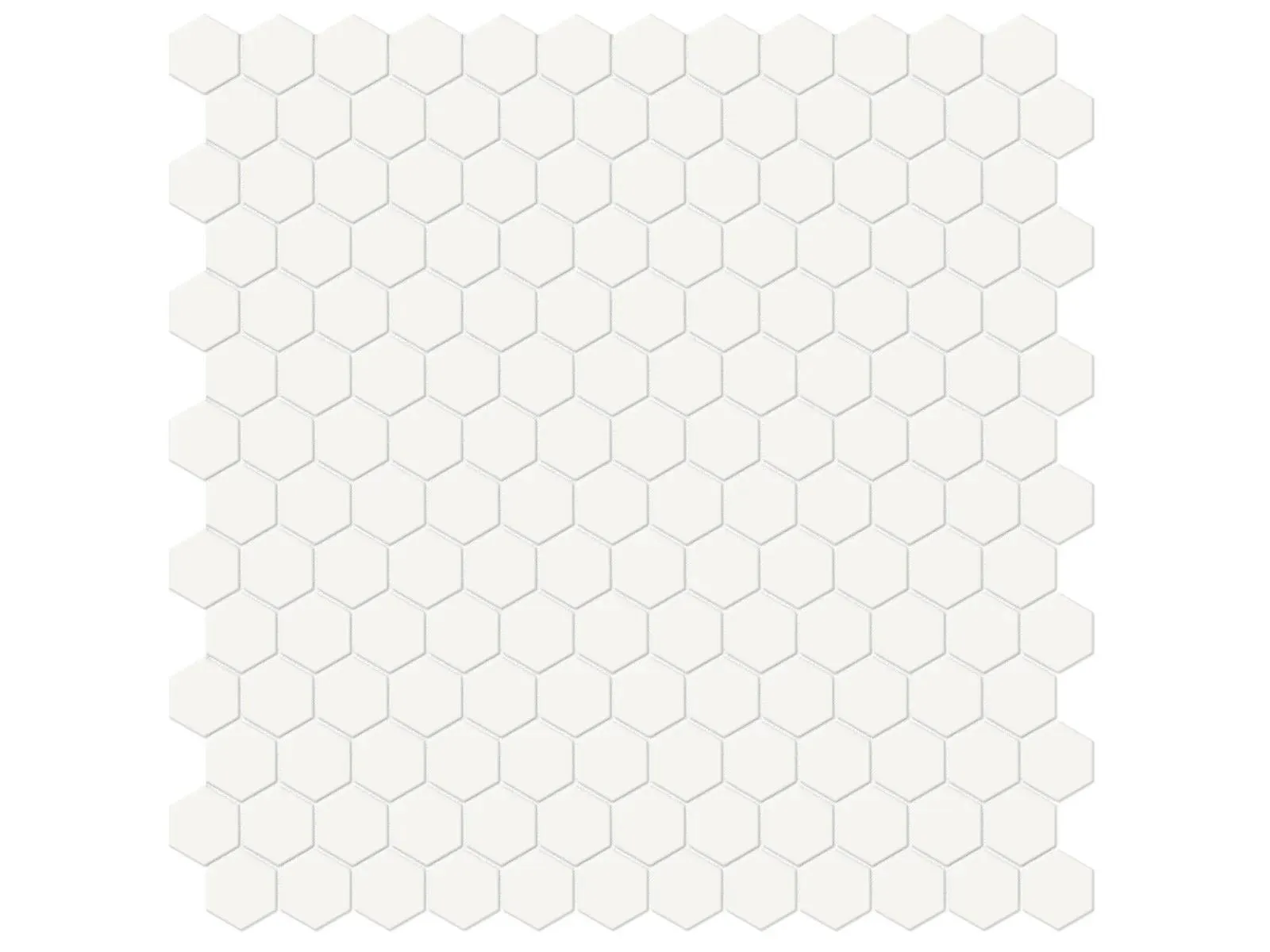 Soho Canvas White Matte 12" x 12" 4501-0562-0 Anatolia Hexagon Mosaic Tiles