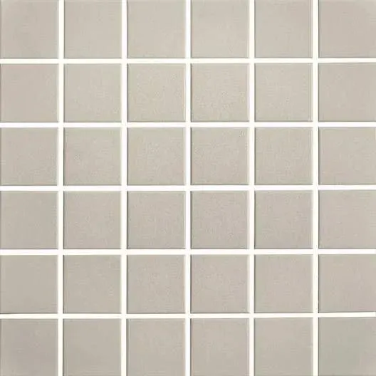Plain Techno Ivory Matte 12" x 12" MBU22104 Centura Square Mosaic Tiles