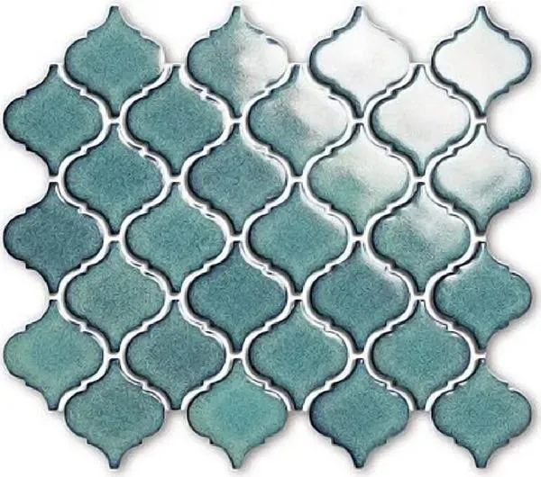 Small Lantern Green Glossy 10" x 12" BHWA06032 Centura Other Mosaic Tiles