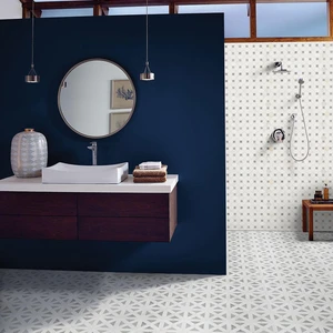 Image 2 of Bianco Dolomite White-Cool Polished 12-1/2" x 12-1/2" SMOT-BIANDOL-DOTP MSI Surfaces Square Mosaic Tiles sold at Floors & Baths Pro's
