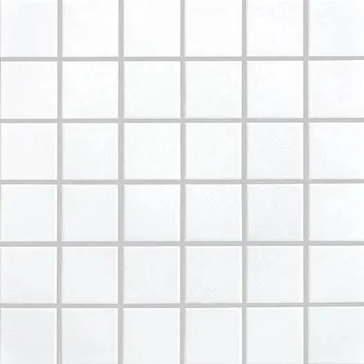 Plain Techno Special White Square Matte 12" x 12" MBU22105 Centura Square Mosaic Tiles