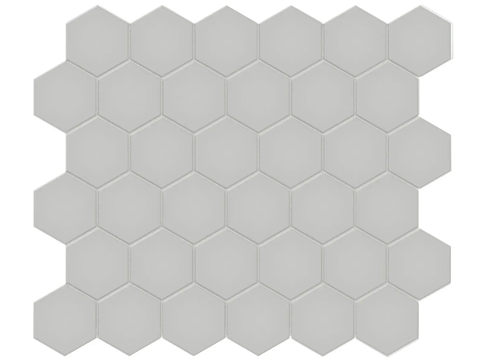 Soho Loft Grey Matte 11" x 12" 4501-0458-0 Anatolia Hexagon Mosaic Tiles