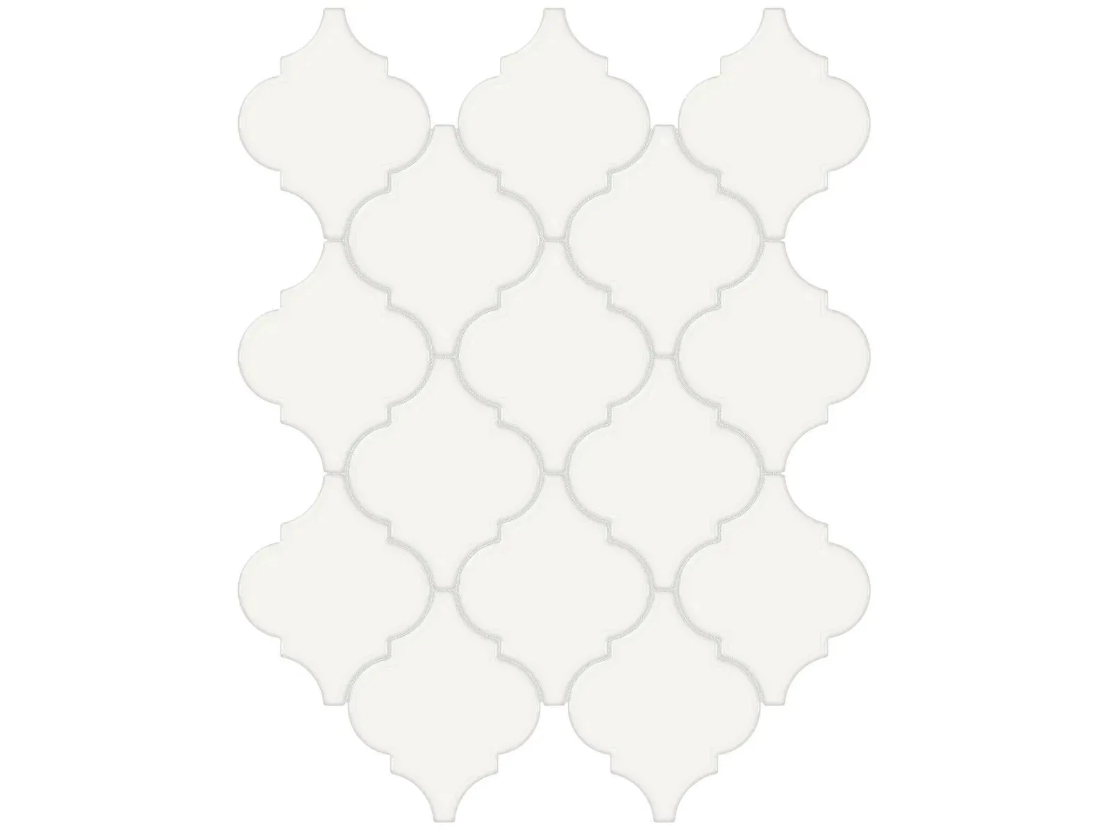 Soho Canvas White Glossy 10" x 13" 4501-0473-0 Anatolia Other Mosaic Tiles