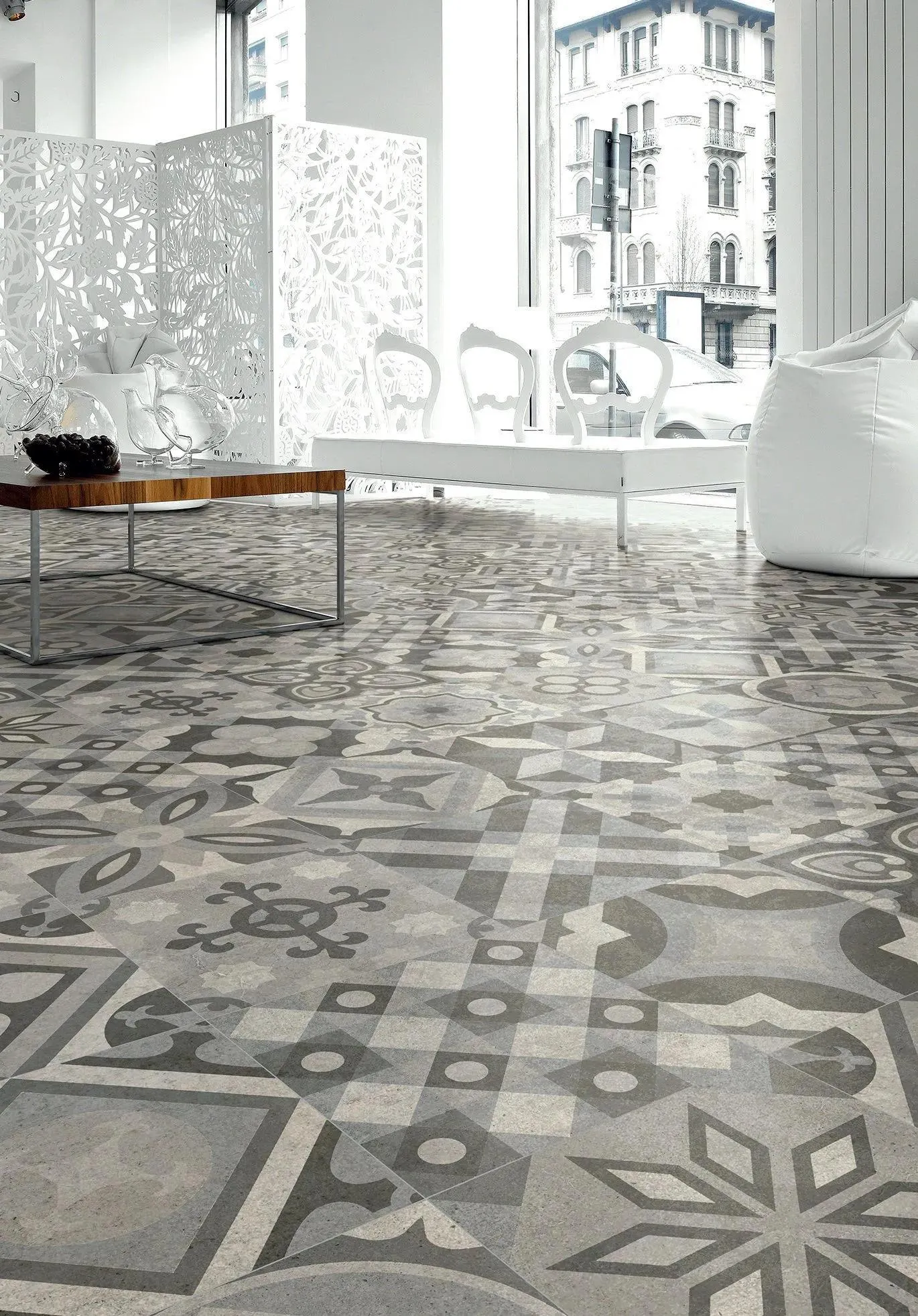 Gredos Matte 12" x 12" V-876 Mono Serra Mono Serra Square Mosaic Tiles