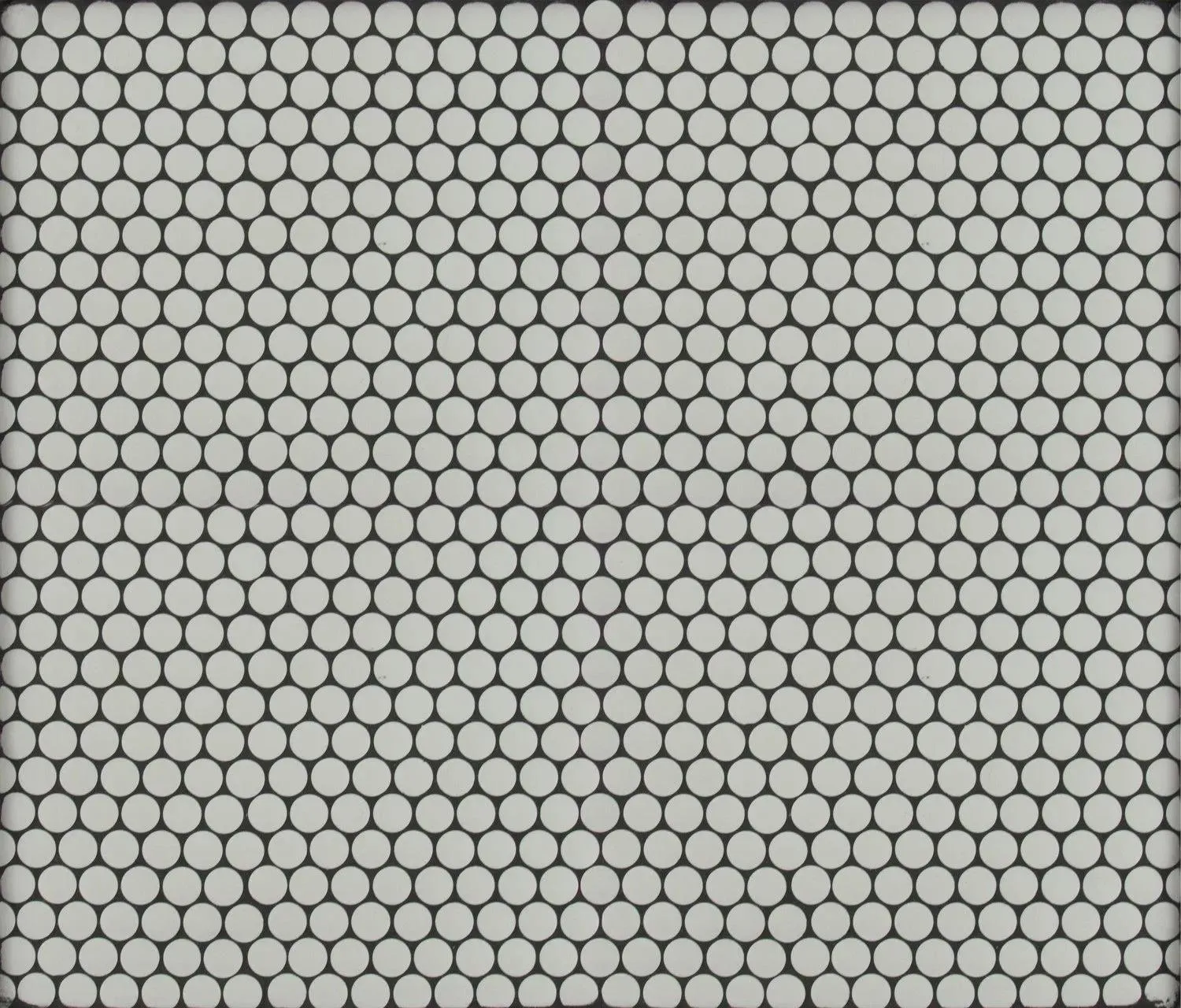 Penny Round White-Cool Matte 11-1/2" x 11-1/2" SMOT-PT-PENRD-BIAM MSI Surfaces Circle Mosaic Tiles