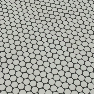 Image 5 of Penny Round White-Cool Matte 11-1/2" x 11-1/2" SMOT-PT-PENRD-BIAM MSI Surfaces Circle Mosaic Tiles sold at Floors & Baths Pro's