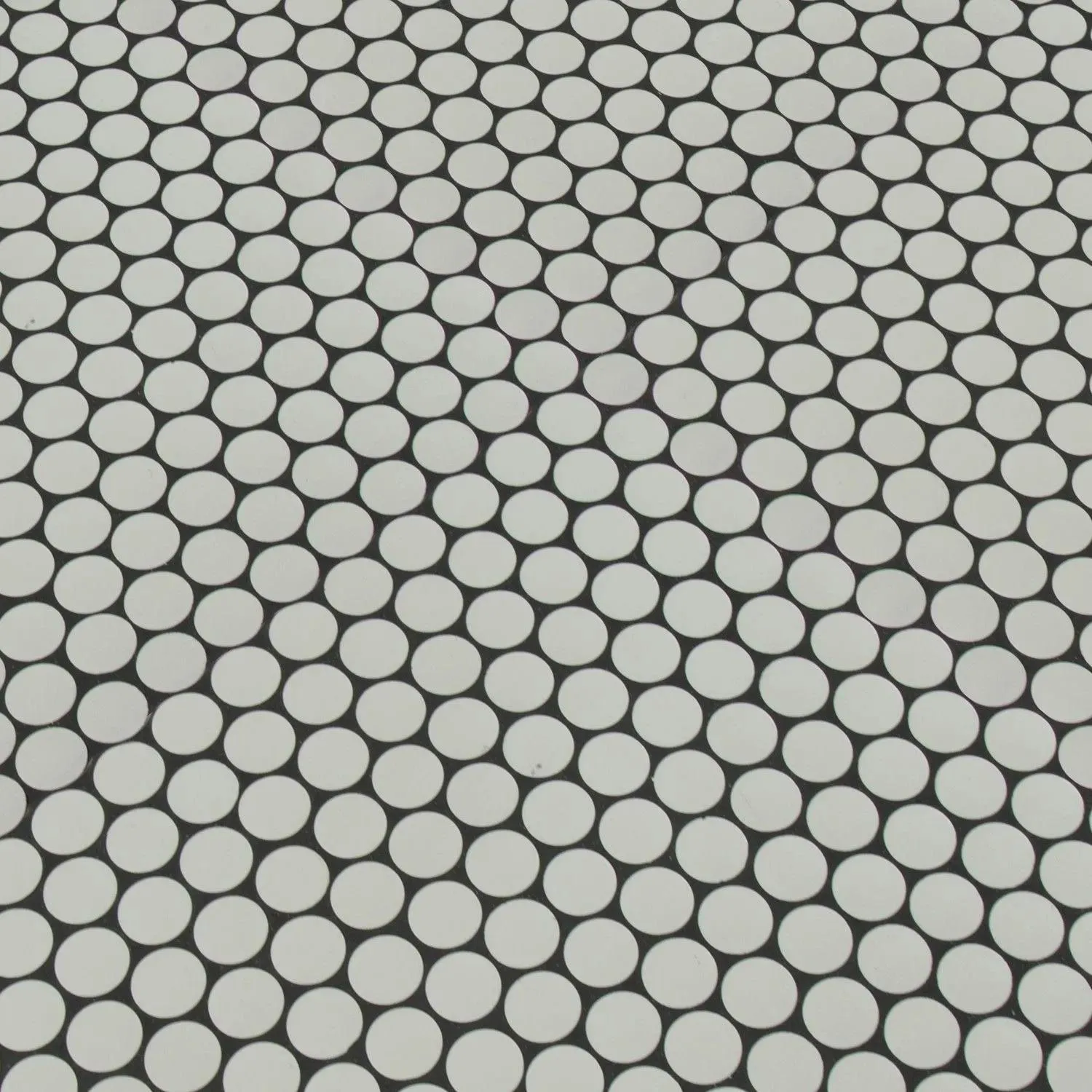 Penny Round White-Cool Matte 11-1/2" x 11-1/2" SMOT-PT-PENRD-BIAM MSI Surfaces Circle Mosaic Tiles