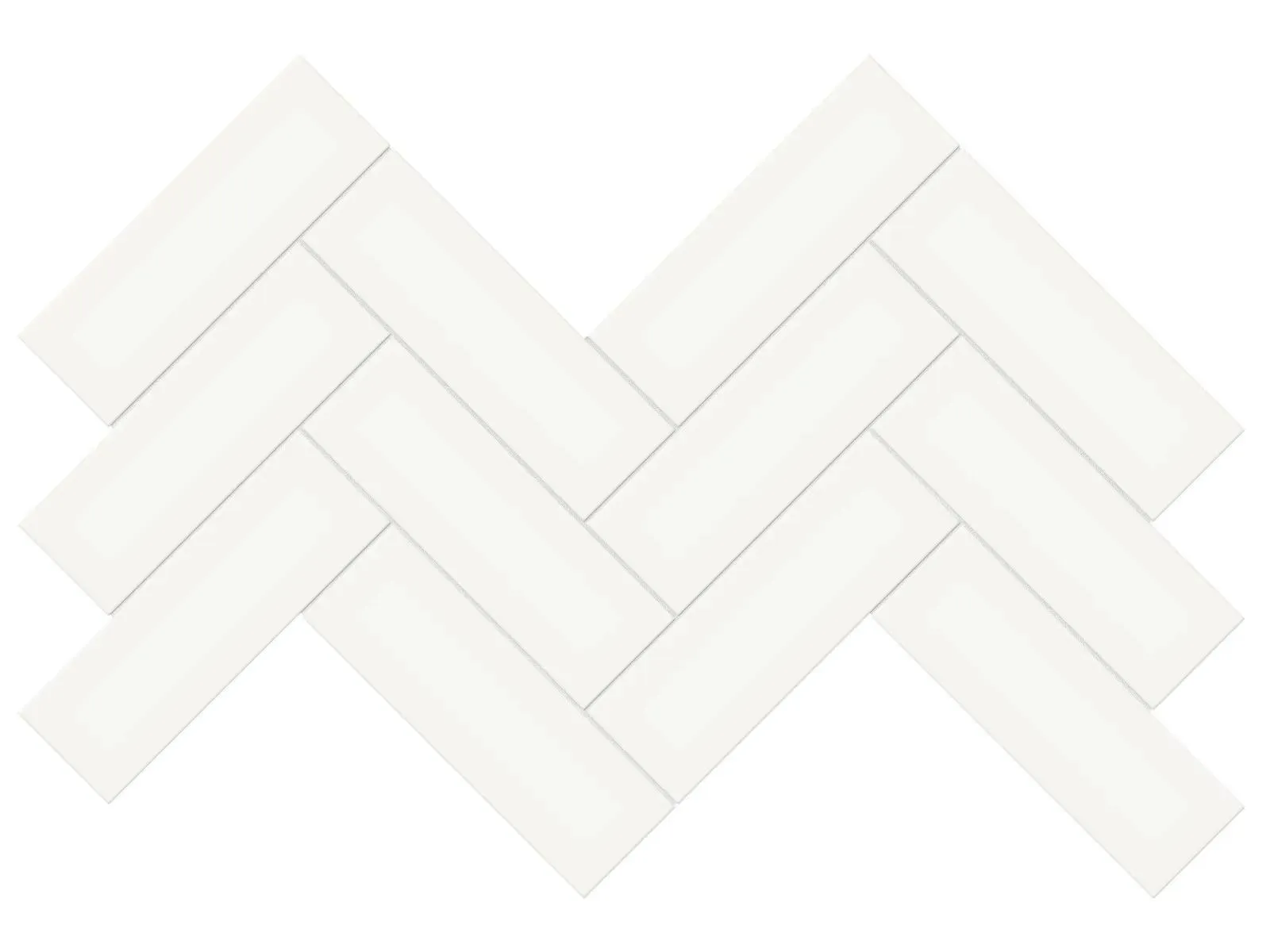 Soho Canvas White Matte 8-1/4" x 17" 4501-0528-0 Anatolia Rectangle Mosaic Tiles