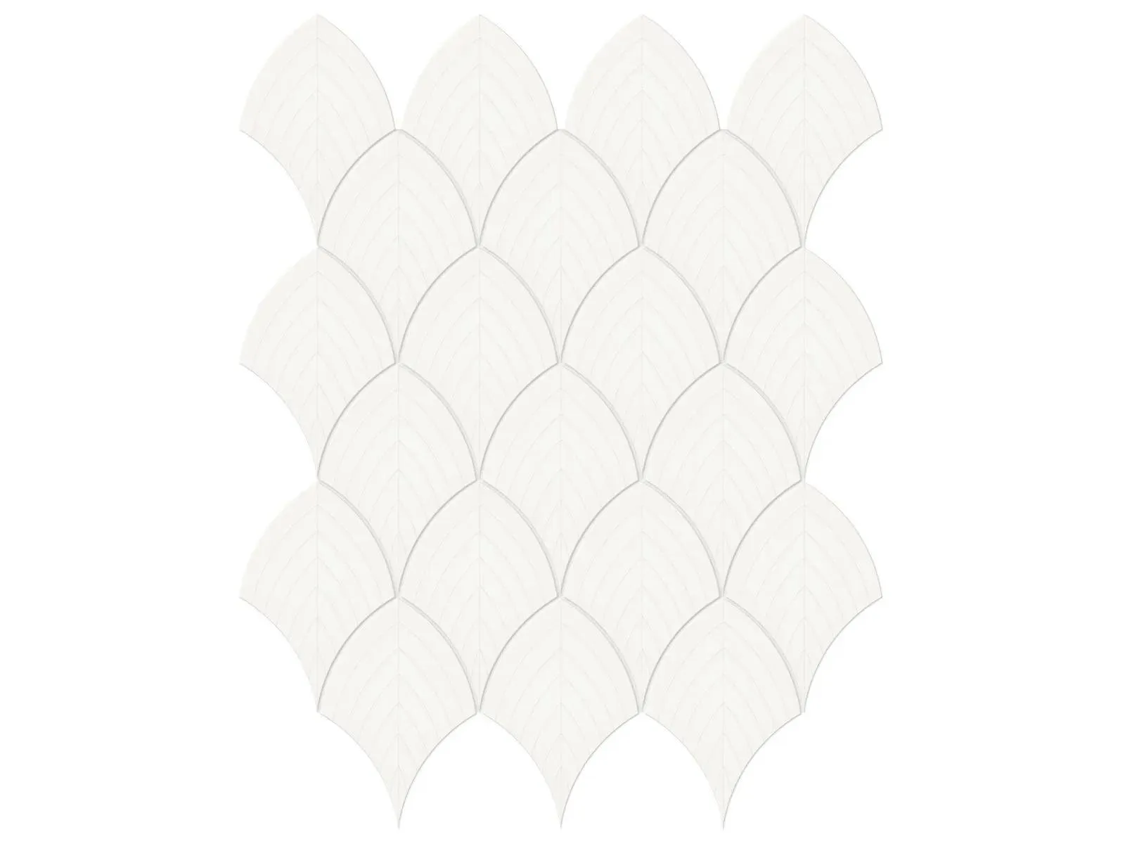 Soho Canvas White Glossy 11" x 13" 4501-0512-0 Anatolia Mosaic Tiles