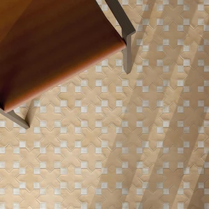 Image 3 of Kasbah Base Fawn Matte 5" x 5" KA28817 Centura X Mosaic Tiles sold at Floors & Baths Pro's