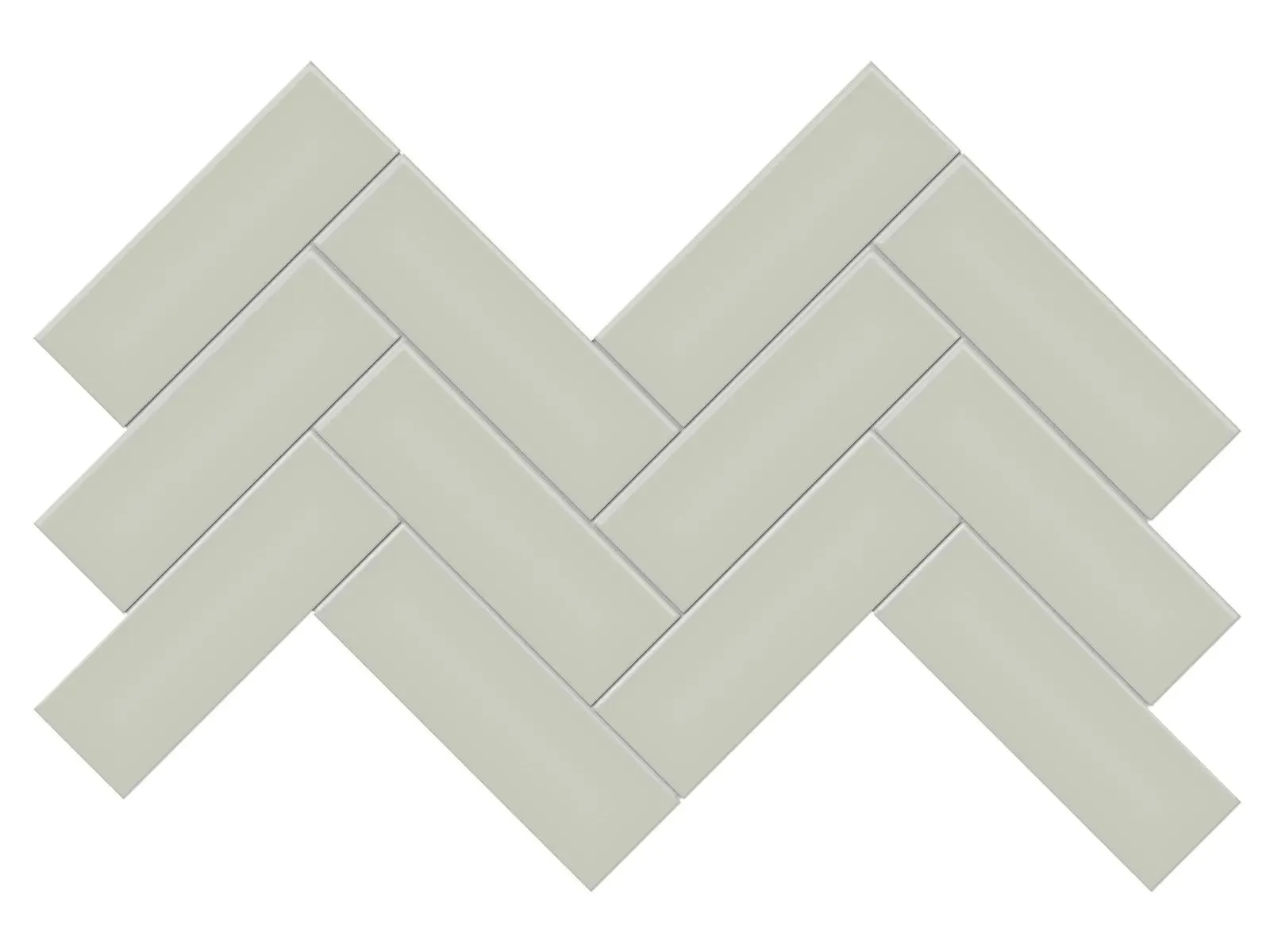 Soho Soft Sage Matte 8-1/4" x 17" 4501-0535-0 Anatolia Rectangle Mosaic Tiles