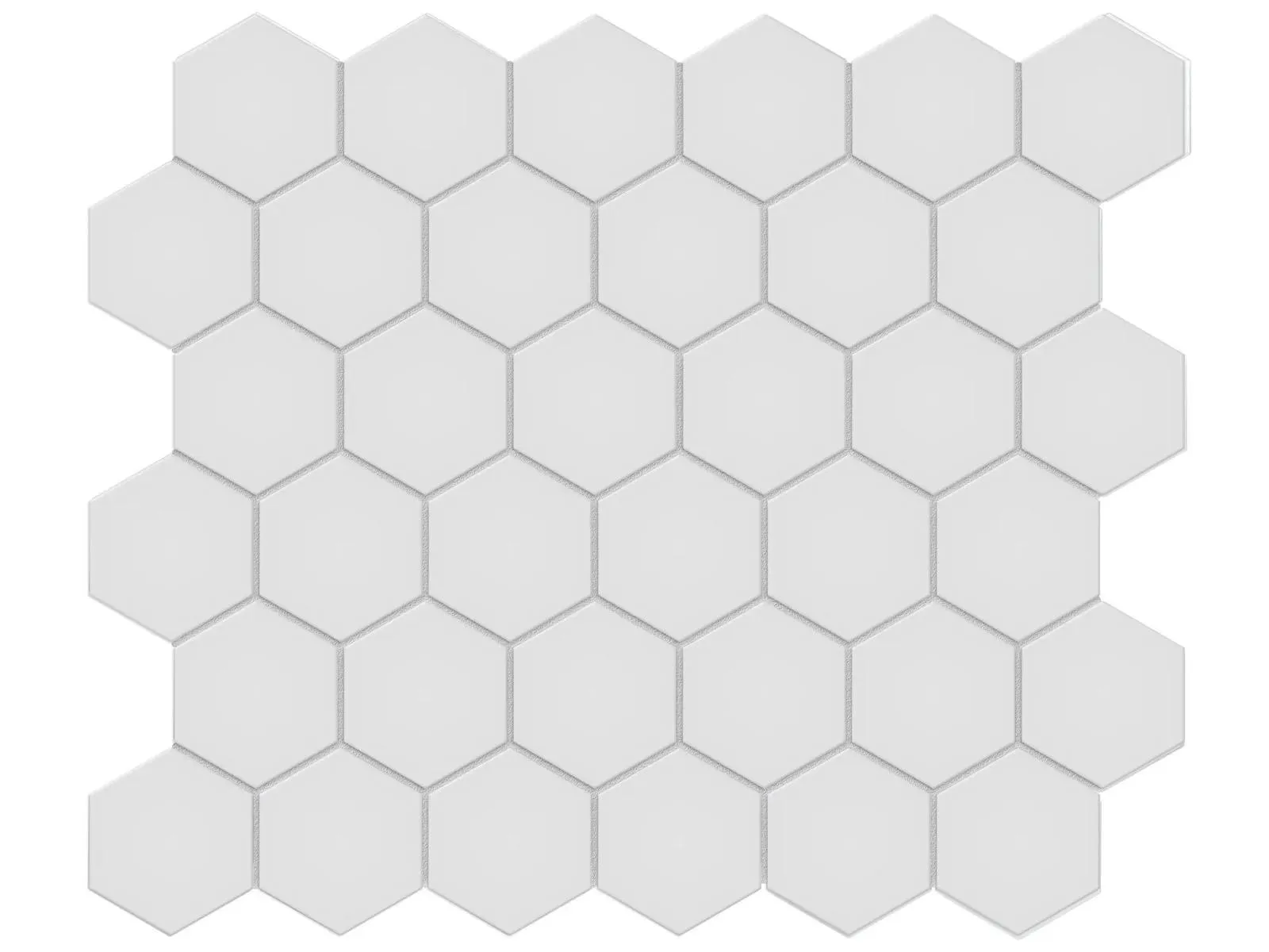 Soho Gallery Grey Matte 11" x 12" 4501-0456-0 Anatolia Hexagon Mosaic Tiles