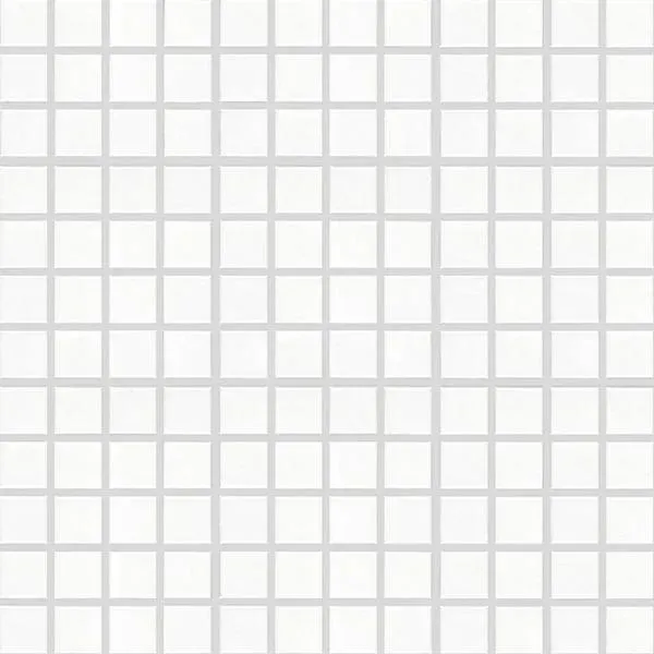 Basic White Glossy 12" x 12" MBG1101 Centura Square Mosaic Tiles