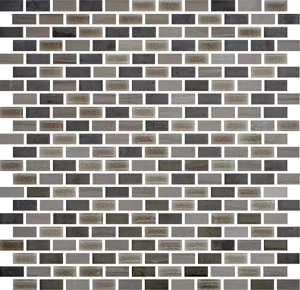 Malibu Galet Glossy 12" x 12" MA1125C3 Centura Square Mosaic Tiles
